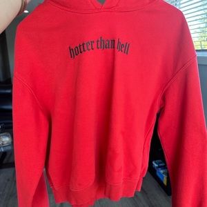 hotter than hell hoodie